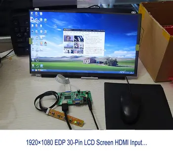 Už N140BGE-E43 1366X768 Valdiklio plokštės EKRANO monitorius LCD EDP RINKINYS VGA 