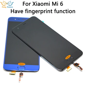 Už Xiaomi Mi 6 LCD Ekranas+Touch Ekranas skaitmeninis keitiklis Asamblėjos FHD 1920x1080 Už Xiaomi Mi6 LCD atsarginės Dalys