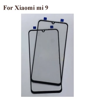 Už Xiaomi Mi 9 Priekiniai LCD Stiklinis Lęšis su jutikliniu ekranu už Xiaomi Mi 9 Mi9 Digiziter Jutiklinis ekranas Išorinis Ekranas Stiklas be flex
