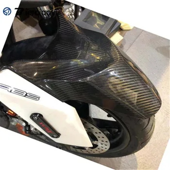 Už YAMAHA XMAX 300 priedai 2018 XMAX300 2017 X MAX 300 Motociklo Nekilnojamojo Anglies Pluošto, Priekiniai Varantys Sparnas Mudguard sparnų