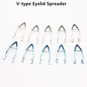 V tipo, reguliuojami Akių Speculums atidarytuvas vokų įrankiai oftalmologijos chirurgijos prietaisai