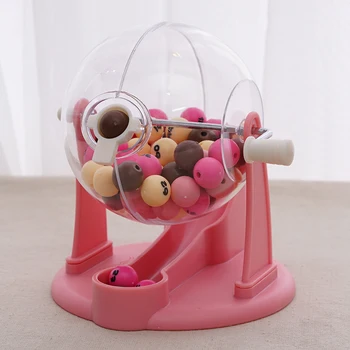 Vaikai piešia mašina vaikų žaislas BINGO saldainių dėžutė žaidimo mašina Pasisekė Pasirinkti loterijos mašina dėlionė