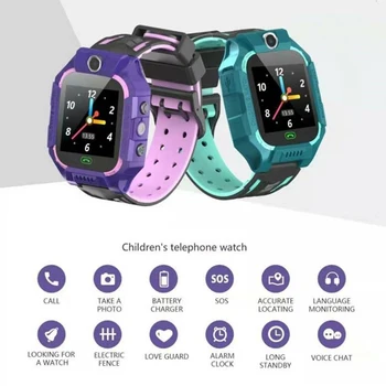Vaikai Smart Žiūrėti Vaikai Anti-pamestas Fotoaparatas atsparus Vandeniui 2G SIM Kortelės GPS Ryšį Vietą Sporto Laikrodžiai Relogio inteligente V5.1