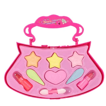 Vaikai sudaro Žaislų Rinkiniai Apsimesti Žaisti Princesė Pink Makiažas Grožio Saugos netoksiškas Rinkinys Žaislai Mergaitėms Padažu Kosmetikos Mergina