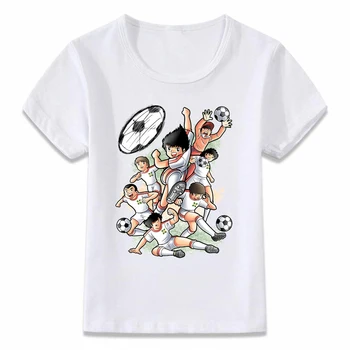 Vaikiški Drabužiai Marškinėliai Captain Tsubasa Le Petit Futbolininkas Anime Kūrinys Berniukų ir Mergaičių Bamblys Marškinėliai Tee oct103