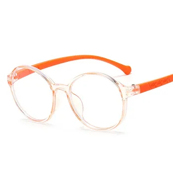Vaikų mados atsispirti mėlyna šviesa akinius želė spalva vaikystės plokščio veidrodžio berniukas mergaičių asmenybės akiniai apsaugo akis GD1016