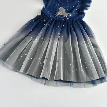 Vestido Infantil Vaikų Vasaros Princesė Suknelė Mergaitėms Veiklos Kostiumai Vaikams Gimtadienio Mokyklos Atsitiktinis Vienaragis Suknelės