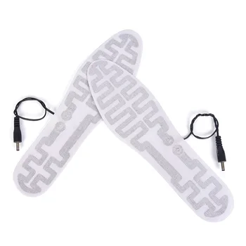 Viena Pora USB Šildomi Vidpadžiai, Skirti Moterims, Vyrams, Žiemos Koja Šilčiau Anglies Pluošto Šildymo Elementas Batai Neperšlampami Šildymo Plėvelė