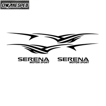 Vinilo Decal-Nissan Serena Išoriniai Priedai 1set Automobilių Durų Lipdukas Kūno Juostelės Dekoro Lipdukai, Auto Sportas Stilius
