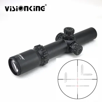 Visionking 1-10X28 SFP Riflescopes Naktį apšviesti Snaiperio Optinį Taikiklį Ilgo Nuotolio Medžioklės Tikslas, taikymo Sritis .308 .30-06 .338