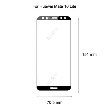 Visiškai Padengti Grūdinto Stiklo Huawei Mate 10 lite / Mate 10 Pro / Mate 10 Grūdintas Stiklas Screen Protector Apsauginė
