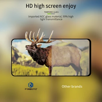 Visiškai padengti Huawei Honor X10 Garbę 9X Lite Garbę 9X Pro Garbės 9S Garbę 9C Garbę 9A Stiklas grūdintas kino screen protector Stiklo