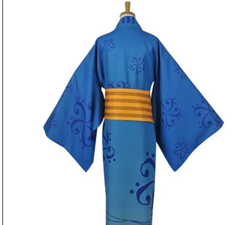 VOCALOID cos LEN anime vyras moteris cosplay Aukštos kokybės Kimono kostiumas pilnas komplektas Top + striukė + diržas
