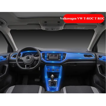 Volkswagen VW T-ROC T ROC 2018 2019 2020 TPU prietaisų Skydelio Ekrane Navigacijos Permatomos Apsauginės Plėvelės Nulio Įrodymas, aplinkosaugos ¾enklelis