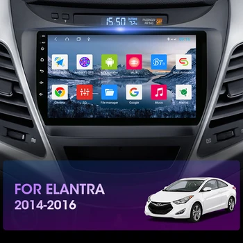 Vtopek 2din 4G+Wifi Android Automobilio Radijo Multimedia Vaizdo Grotuvas DSP Už Hyundai Elantra (2012-M.) Navigacijos GPS Galvos Vienetas 2 din