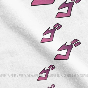 Vyriški T-Shirt Jojo Menacin Jojo ' s Bizarre Adventure Šukuotinės Medvilnės Tees Trumpas Rankovės Joestar Anime, Manga Kujo Kryžiuočiai Marškinėliai