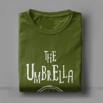 Vyriški Umbrella Academy T Shirts Cha Diego Vanya Luther Allison Komiksų vatos Pagaliukai Trumpas Rankovės Marškinėliai, Didelis Dydis, T-Shirt