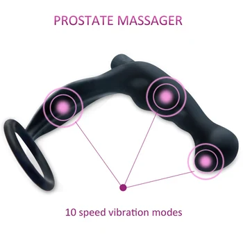 Vyrų Orgazmas Nedelsiant Prostatos Massager Analinis Vibratorius, Sekso žaisliukai Vyrams Erotiniai Žaislai Uodega Analinis Vibruojantis Sekso Produktai Faloimitator