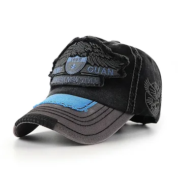Vėliavos Unisex žvejybos Beisbolo kepuraitę Derliaus Siuvinėjimo Skrybėlę Mens Snapback Kaulų Reguliuojamas Wonmen Beisbolo Kepurę Snapback Skrybėlę