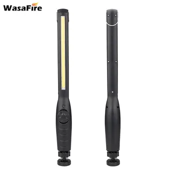 Wasafire 2vnt/daug USB Įkrovimo COB LED Darbo Light Žibintuvėlis 1*COB šviesos Ruože Žibintuvėlis Naktį Šviesos Lempa Automobilių Remontas, Kempingas