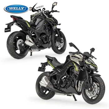 Welly 1:18 Kawasaki Z 1000 R 2017 Metalo Diecast Masto Modelio Motociklo Rinkinio Ekrane Rinkiniai Dovanų Žaislas