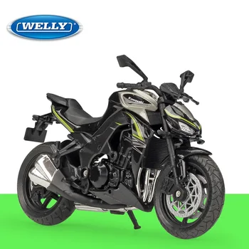 Welly 1:18 Kawasaki Z 1000 R 2017 Metalo Diecast Masto Modelio Motociklo Rinkinio Ekrane Rinkiniai Dovanų Žaislas