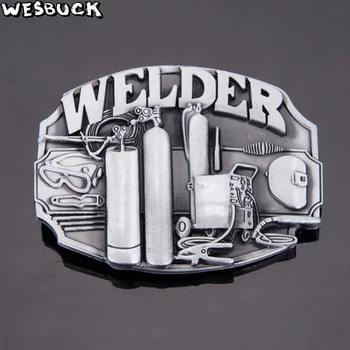 WesBuck Prekės Metalinių Diržo Sagčių Žmogui Unisex Vakarų Sagtys Cowgirls Sagtis Priežastinis Įrankis Prabanga Kaubojus Isqueir Hebilla