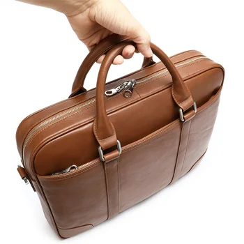 WESTAL vyrų aplankas natūralios odos-15 colių nešiojamas krepšys office krepšys vyrų verslo portfelis rankinė krepšys vyrų oda