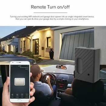 WiFi Garažo Durų Atidarytuvas Smart Gate Durų Controllor Suderinama Su Alexa, Google Namų Protingo Gyvenimo 