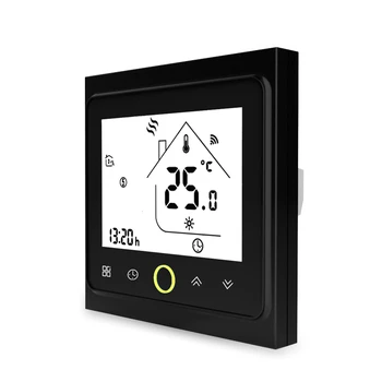WiFi Termostatas Temperatūros Reguliatorius LCD Jutiklinio Ekrano Apšvietimas Elektros Šildymo Darbai pagal Alexa 