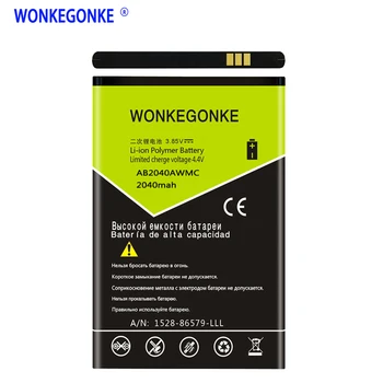 WONKEGONKE 2040mAh AB2040AWMC Baterija PHILIPS S398 S 398 CTS398 S399 su sekimo numerį