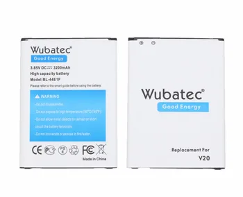 Wubatec 2x 3200mAh BL-44E1F Baterija + Universalus Kroviklis LG V20 Stylo 3 H990 F800 VS995 US996 LS995 LS997 H990DS H910 H918