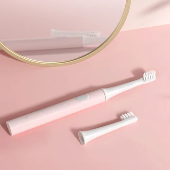 Xiaomi Mijia T100 Elektros dantų šepetėlį Suaugusiųjų Vandeniui Ultragarsinis automatinio dantų šepetėlį USB Įkrovimo
