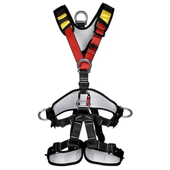 XINDA Profesionalių Roko Laipiojimo Diržai viso Kūno Saugos Diržas, Stabdžių Rudenį Nuimamas Pavaros Aukštis Apsaugos Įranga 3 dalių