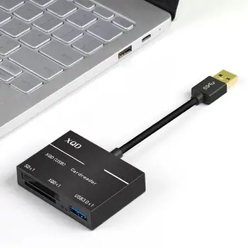 XQD SD Kortelių Skaitytuvas 500MB / S Didelės Spartos XQD2.0 USB3.0 HUB Ard Reader, Camera Kit Adapteris