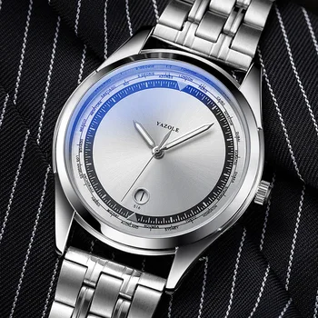 YAZOLE Verslo vyriški Laikrodžiai Vyrams Prabangos Prekės Plieno Šviesos Sports Mens Watches Vandeniui Laikrodis Relogio Masculino 2020 m.