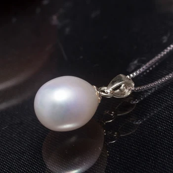 YIKALAISI 2017 natūralių gėlavandenių perlų papuošalų rinkinys pakabukas lašas auskarai, 925 sterlingas sidabro papuošalai moterims geriausių dovanų