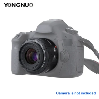 YONGNUO YN35mm F2 Objektyvo Fotoaparatas Objektyvas Nikon Canon EOS YN35mm Objektyvai AF MF Plataus Kampo Objektyvas 600D 60D 5DII 5D 500D 400D 650D
