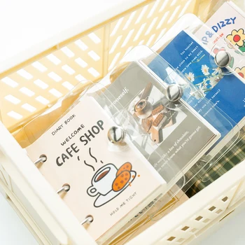 Yoofun Kawaii Mini Pocket 3 Žiedo Palaidų Lapų Dienoraščio Sąsiuvinis Kulka Žurnalas, Knyga, Nustatyti Mokyklos Raštinės Reikmenys Nešiojamų Bloknotai