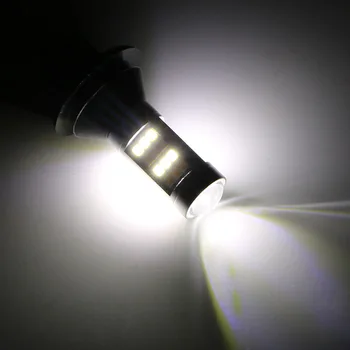 YOSOLO 2vnt/Komplektas 2 In 1 1156 42 Diodų) LED DRL Automobilio Automobiliui stiliaus Dieniniai Žibintai DC 12V Auto Lempos Automobilio Posūkio Signalo Lemputė