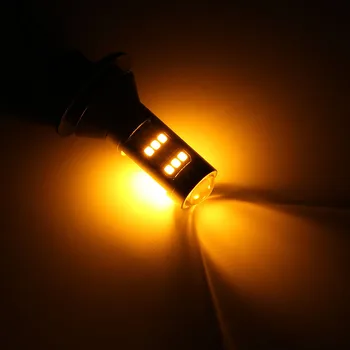 YOSOLO 2vnt/Komplektas 2 In 1 1156 42 Diodų) LED DRL Automobilio Automobiliui stiliaus Dieniniai Žibintai DC 12V Auto Lempos Automobilio Posūkio Signalo Lemputė