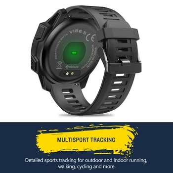 Zeblaze VIBE 5 IP67 atsparus Vandeniui Širdies ritmo Ilgas Baterijos veikimo laikas Spalvotas Ekranas Ekranas Multi-sporto režimas Fitness Tracker Smart Žiūrėti