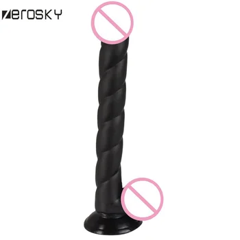 Zerosky Naujas Silikono Didelis Dildo Realistiškas Penis su Stipri Siurbimo Taurės Sekso Žaislai Moteris Penis Sekso Produktai