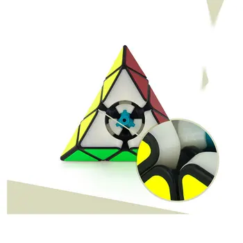 Zhenwei Cubing Klasėje 3x3x3 Pyramind Kubo Greičio Įspūdį Stickerless pradinio lygio Pyramix Keista Forma