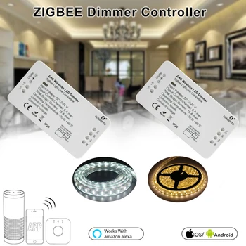 Zigbee ZLL ryškumo reguliatorius LED valdiklis DC12V-24V zigbee tiltas dimeris APP kontrolė suderinama su LED ECHO