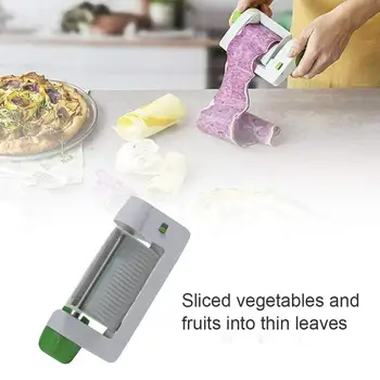 ZLCA Multi-funkcija Daržovių, Vaisių Cutter Priedai Slicer Vaisių Skustukas Vegetaras Lapas Slicer Namų Virtuvės Pjovimo Įrankis
