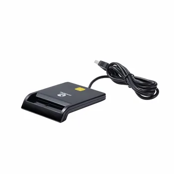 Zoweetek 12026-1 EMV USB Smart Card Reader Rašytojas DOD Karinės USB Bendrą Prieigą CAC Smart Card Reader SIM /ATM/IC/asmens TAPATYBĖS Kortelė,