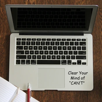 Įkvėpė Gyvybės Citata Nešiojamas Manipuliatorius Lipdukas Lipdukas, skirtas MacBook Air Pro Retina 11 12 13 15 colių Vinilo Meno Mac Book Touchpad Odos