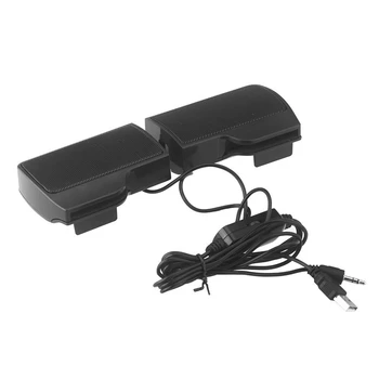 Įrašo Mini Nešiojamą USB Stereo Garsiakalbis Soundbar už Notebook Nešiojamas Kompiuteris, KOMPIUTERIO, Mp3 Telefono Muzikos Grotuvas
