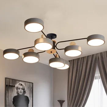 Šiaurės kūrybinė asmenybė LED 220 V aukštybė reguliuojamas lubų lempa, modernus minimalistinio namo gyvenamasis kambarys miegamasis kambarys apšvietimas